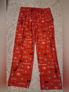 Team Apparel Red San Francisco 49ers  Pajama Bottoms